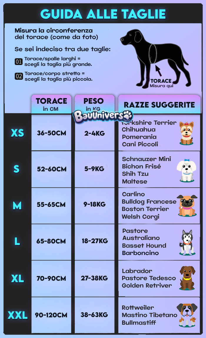 BauUniverso™ Pettorina Premium Personalizzabile