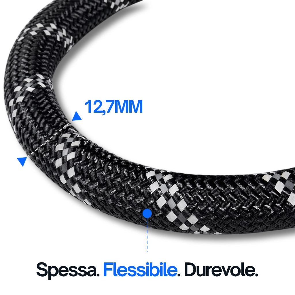 Corda spessa 12,7 mm su guinzaglio resistente per cane flessibile e durevole